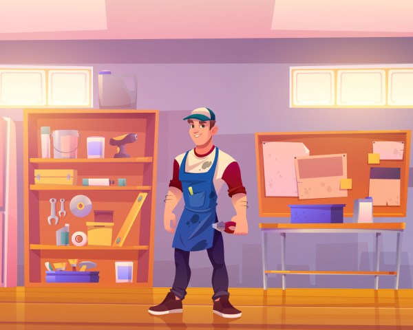 illustration plombier